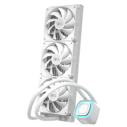 爱国者（aigo）冰魄W360白色一体式水冷散热器（支持1700/AM4/AM5平台/效能型无光机箱风扇/微光冷头）