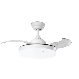 松下（Panasonic）风扇灯 简约餐厅吊扇灯隐形扇叶卧室餐厅遥控调色灯具 HHLZ2000