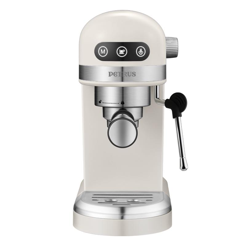 柏翠PE3366小白醒醒意式咖啡机家用全半自动小型浓缩一体商用机