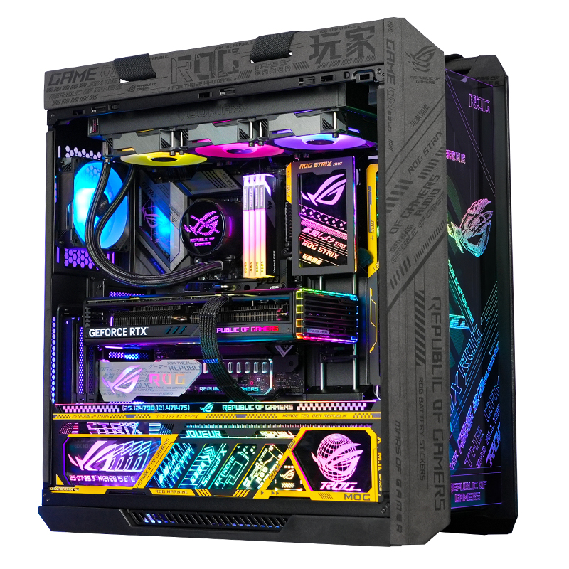 i914900k rog全家桶rtx4070super 4090主机华硕4080s台式组装电脑