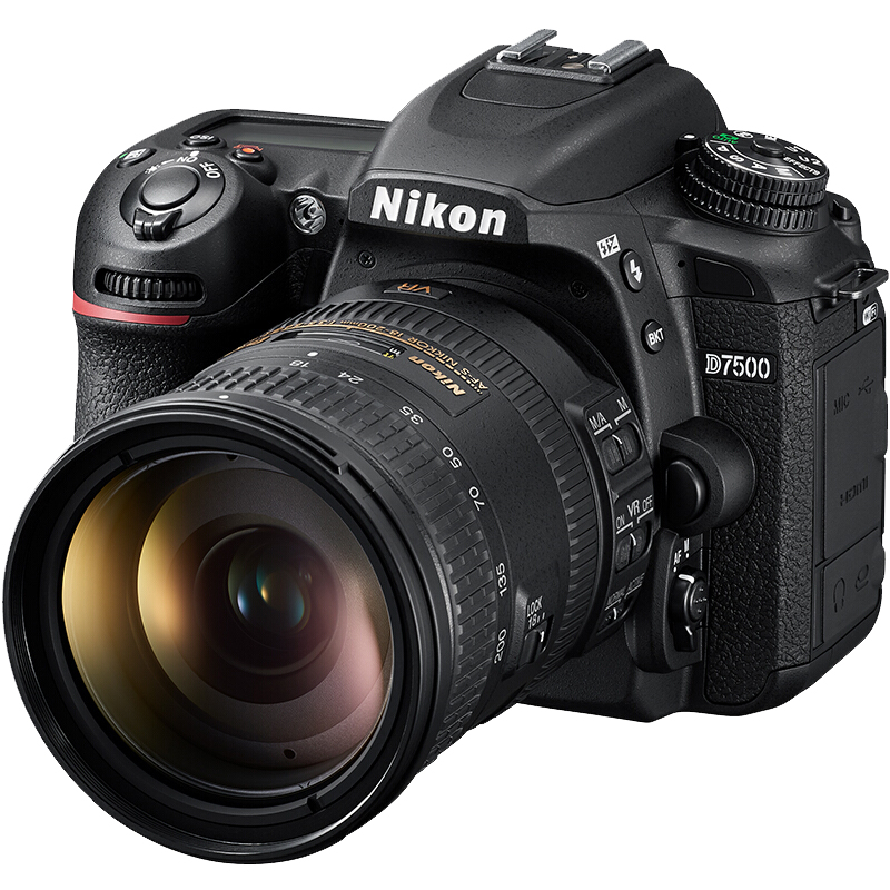 nikon尼康D7500中端半幅APS-C数码单反相机高清旅游摄影大陆国行
