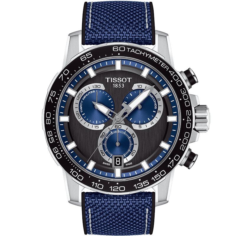 【自营】Tissot天梭速敢系列男士石英表编织表带男表运动款手表