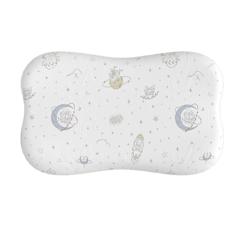 贝壳日记婴儿枕头儿童硅胶枕可水洗宝宝6个月以上0-1-2一3岁专用