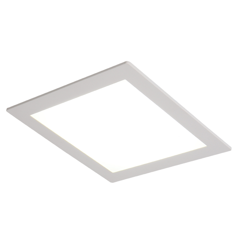 方形卡扣LED厨卫灯嵌入式厨房阳台吸顶灯浴室灯具卫生间开孔16~17