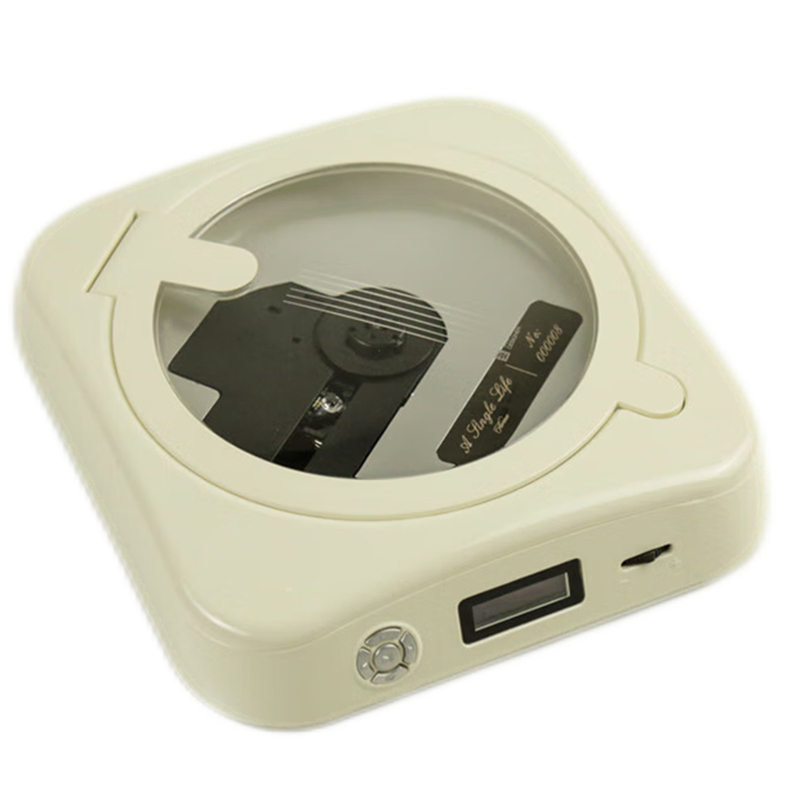 巫CD机 单曲人生W 可充电蓝牙专辑播放器复古便携高音质CD播放机