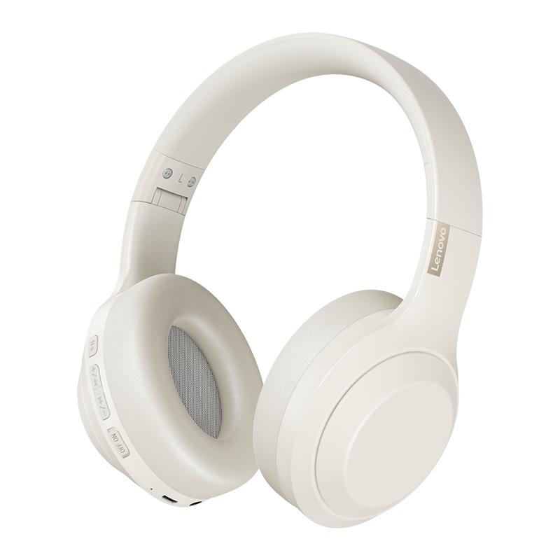 联想蓝牙耳机头戴式耳罩无线笔记本电脑运动降噪耳麦有线新款2023