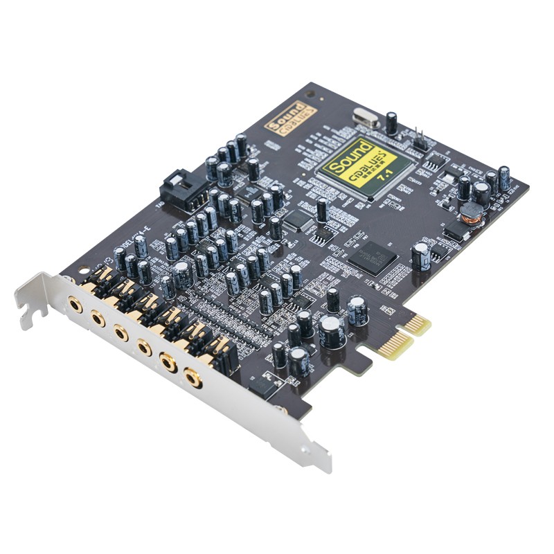 创新技术7.1声卡PCI-E小卡槽内置电脑独立A5声卡主播直播设备套装