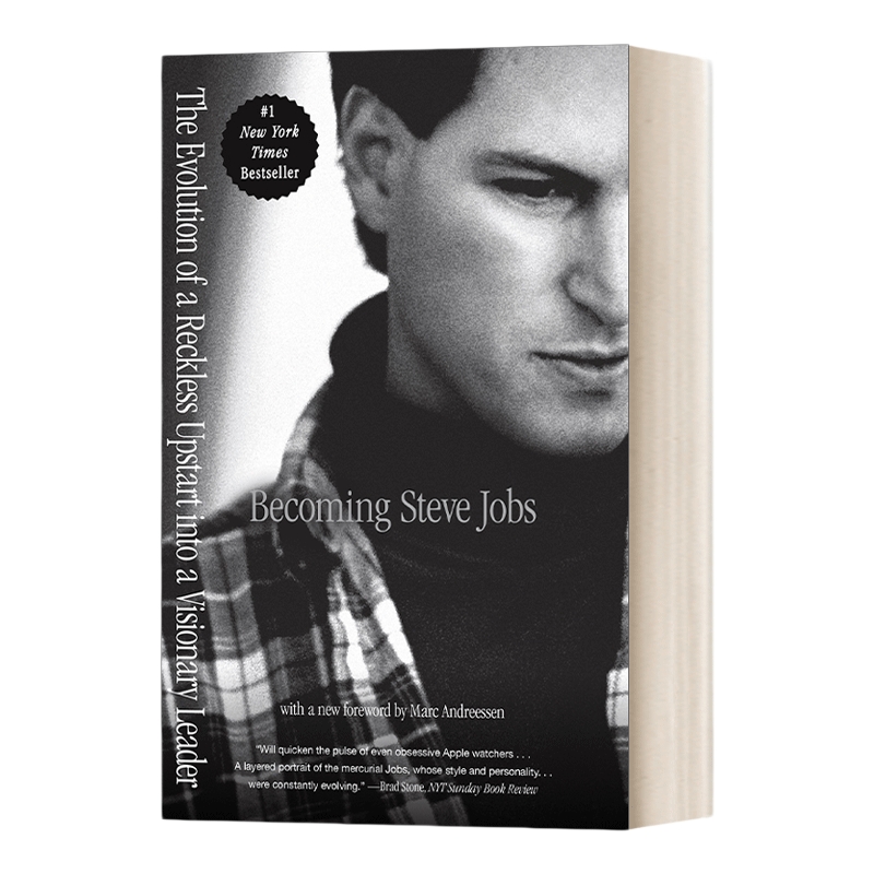 英文原版 Becoming Steve Jobs 成为乔布斯 从鲁莽的新贵到远见卓识的领袖 Brent Schlender 英文版 进口英语原版书籍