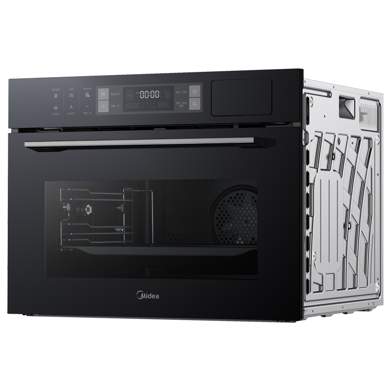 美的A8嵌入式蒸烤一体机二合一电蒸汽箱家用大容量搪瓷蒸烤箱智能