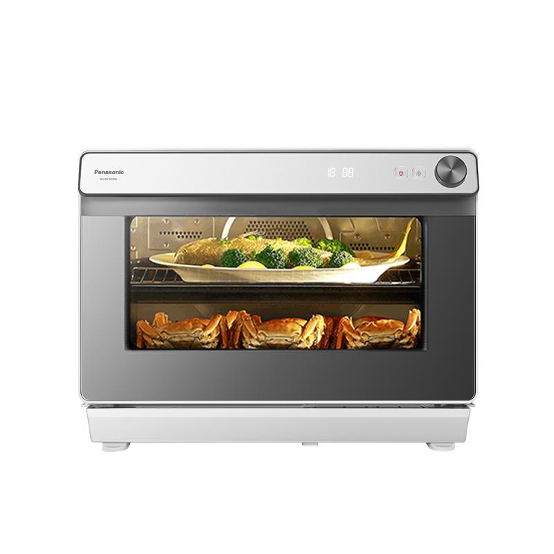 松下蒸烤箱SC350W家用烤箱蒸箱多功能大容量蒸烤炸台式蒸烤一体机