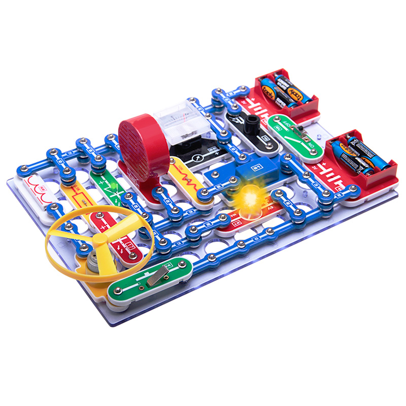 迪宝乐电子积木银河星空版旗舰百拼装儿童科学实验电路玩具6-18岁