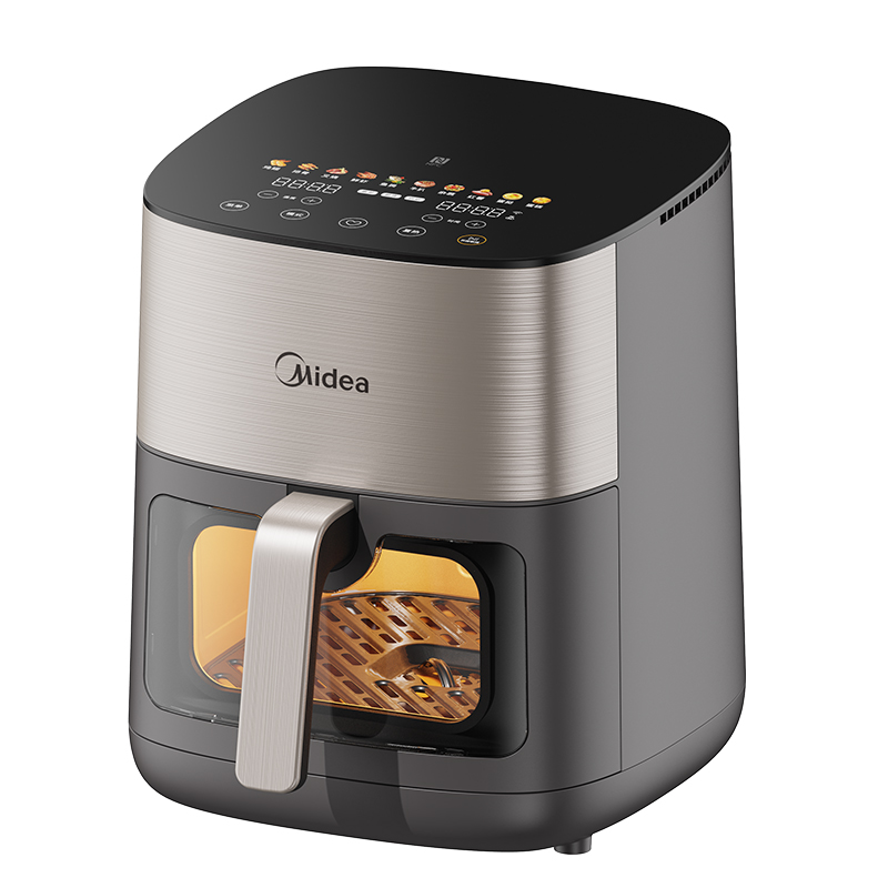 美的炎烤空气炸锅家用大容量智能新款空气炸多功能电烤箱电薯条机