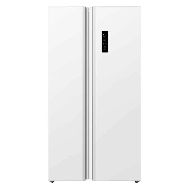 TCL家用518升对开门双门冰箱2023新款白色大容量一级能效超薄无霜