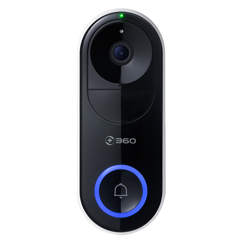 360可视门铃5Pro 家用监控智能电子猫眼无线免打孔摄像头防盗门镜