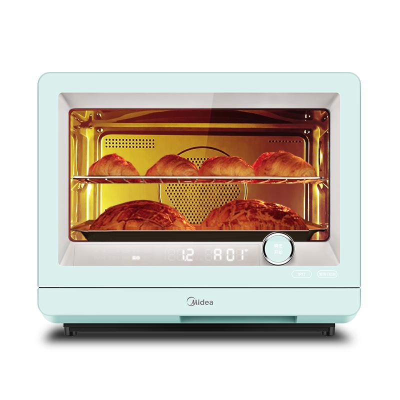 美的蒸烤箱智能燃卡料理炉家用台式多功能蒸烤一体蒸箱烤箱S5Mini