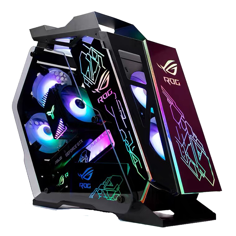 华硕游戏电脑i7i9电竞吃鸡全套渲染建模水冷网吧主机DIY主播配置