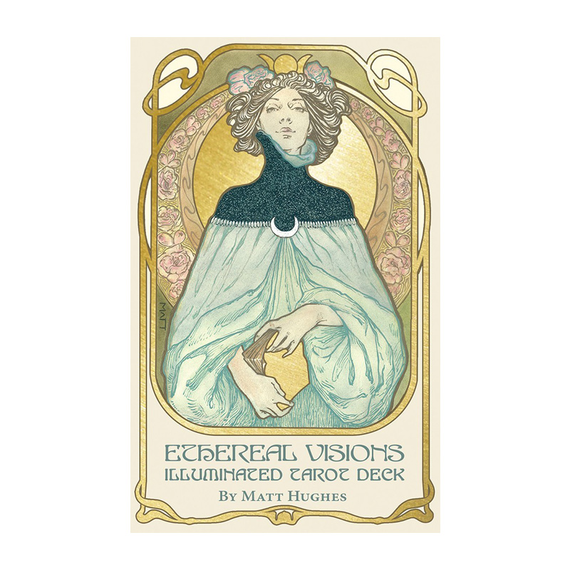 进口正版烫金虚幻塔罗牌Ethereal Visions Illuminated Tarot愿景