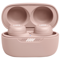 JBL LIVE FREE NC 真无线主动降噪蓝牙智能耳机入耳式运动跑步手机音乐耳机双耳立体声耳麦 无线充电 樱花粉 APP个性定制 智能防丢失