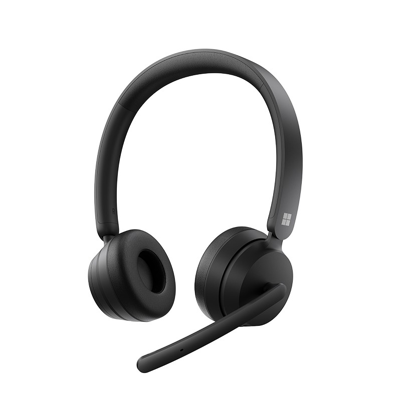 微软时尚无线耳麦 贴耳式设计 蓝牙耳机 Windows 10 PC Teams认证