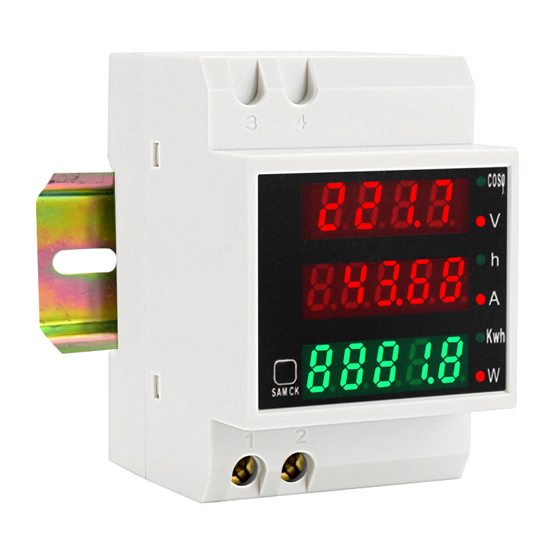 电表家用电度表功率测试仪交流电压电流表数显智能多功能D52-2047