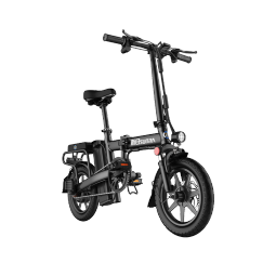 新日（Sunra）折叠电动自行车新国标超长续航代驾车锂电池助力成人电瓶车电单车 华贵白六减震-进口级8A助力80KM