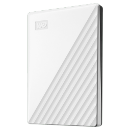 西部数据（WD）2TB 移动硬盘 USB3.0 My Passport随行版2.5英寸 白 机械硬盘 手机电脑外置外接 加密兼容Mac