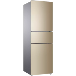 Haier海尔冰箱家用大容量冷藏冷冻DEO净味保鲜三门电冰箱 216升风冷无霜2级