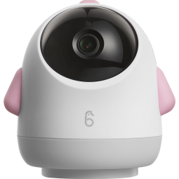 海马爸比Pro宝宝看护机智能婴儿监护器哭声监测安抚摄像头手机远程监控AI 星空粉-畅享版32G+天使支架