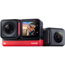 Insta360影石 ONE RS模块化运动相机全景相机防抖4K高清Vlog摩托车骑行滑雪潜水（双镜头版）
