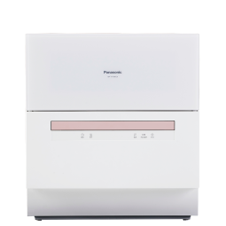 松下（Panasonic）洗碗机台式 热风烘干80℃高温除菌 软水功能NP-UW5PH1D（粉色）