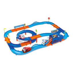 思成（SISING）警车联盟轨道玩具回旋赛道双人竞速赛车10秒速充电小治小芸礼盒 警车联盟豪华轨道（小冶+大雷）