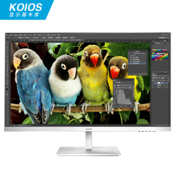 KOIOS K2721UB 27英寸IPS广色域4K Type-C窄边框 旋转升降 专业设计显示器 白色