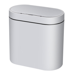 京东京造 智能感应垃圾桶充电版  卫生间夹缝厨房带盖垃圾筒 中号