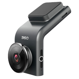 360行车记录仪G300 1296P高清夜视车载无线手机互联停车监控无线WiFi G300C+64G卡 