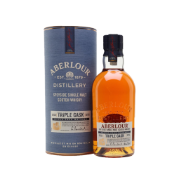 亚伯乐（Aberlour）三桶 苏格兰单一麦芽威士忌 700ml 进口洋酒
