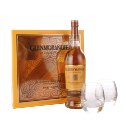 格兰杰（Glenmorangie）洋酒 10年经典礼盒 苏格兰高地单一麦芽威士忌700ml（含威杯）