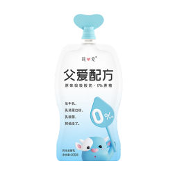 简爱酸奶 儿童酸奶 父爱配方 0%蔗糖0添加剂 低温裸酸奶生鲜 0%蔗糖-原味100g*10袋