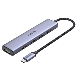 绿联（UGREEN） Type-C扩展坞HDMI转接头拓展坞USB-C分线转换器适用苹果15MacbookPro华为联想笔记本电脑iPad平板