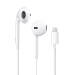 Apple 苹果（Apple）耳机有线原装线控EarPods入耳式iPhone14/13/12/XS手机耳机线控带麦平板手机 Lightning扁头iPhone7以上通用 