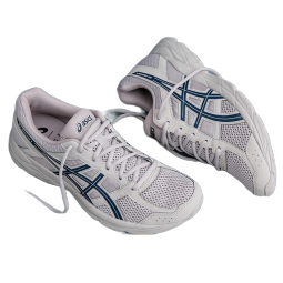 亚瑟士ASICS男跑步鞋缓震透气运动鞋GEL-CONTEND 4 褐色/深蓝 43.5 
