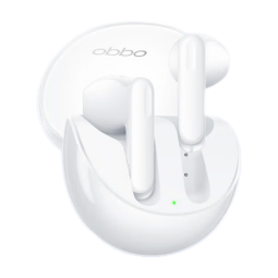 OPPO Enco Air3 半入耳式真无线蓝牙耳机 通话降噪音乐游戏耳机  ios安卓手机通用 Air3冰釉白【独立空间音效】 官方标配 