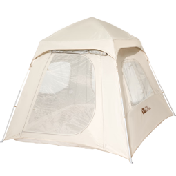 牧高笛（MOBIGARDEN）帐篷 户外露营公园大空间自动速开零动空间版180 NX20561016 米白 