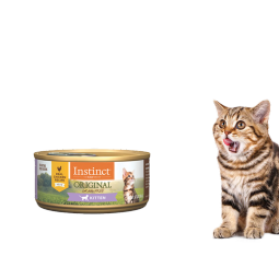 INSTINCT天然百利猫罐头 进口高营养主食零食猫粮奖励伴侣猫罐头 经典无谷 幼猫鸡肉罐头 5.5盎司(156g) 1罐 