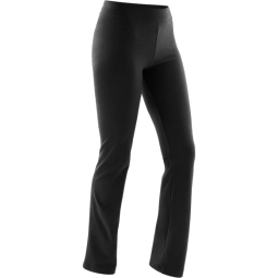 迪卡侬（DECATHLON）运动裤女裤春秋宽松大码棉质休闲裤修身直筒阔腿长裤GYPWL 经典款黑色（松紧腰头无抽绳） S