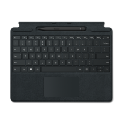 微软 Surface Pro 典雅黑特制版专业键盘盖+超薄触控笔2 适用Pro 9/Pro 8 Alcantara材质 磁性吸附接口