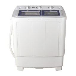 澳柯玛（AUCMA）洗衣机 8公斤半自动波轮洗衣机 玻璃面板大容量双缸双桶 洗脱分离脱水甩干机租房家用XPB80-2118S