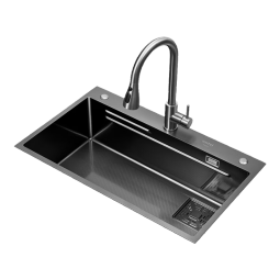 华帝（VATTI）厨房水槽大单槽洗菜盆一体盆 水槽304不锈钢单槽 蜂窝纳米双阶