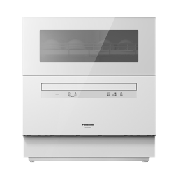 松下（Panasonic）洗碗机台式 纳米除菌双重烘干80℃高温快速洗 NP-TF6WK1Y（白色）