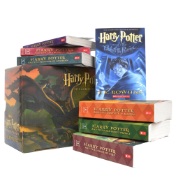 英文原版 Harry Potter Paperback Box Set 1-7哈利波特送音频