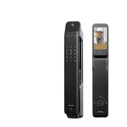京东京造S1 pro全自动智能门锁 带摄像头可视屏幕猫眼 指纹密码电子锁